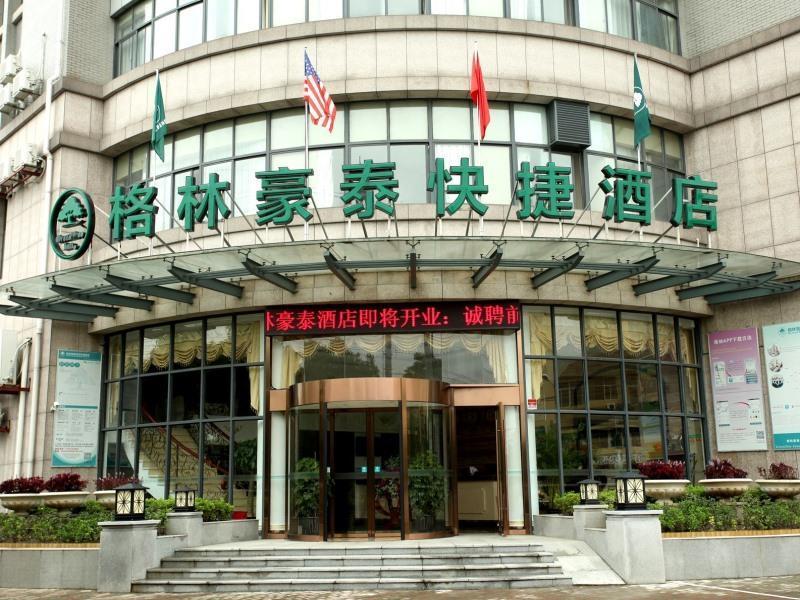 Greentree Inn Shanghai Songjiang Wanda Plaza Rongmei Road Express Hotel Екстер'єр фото